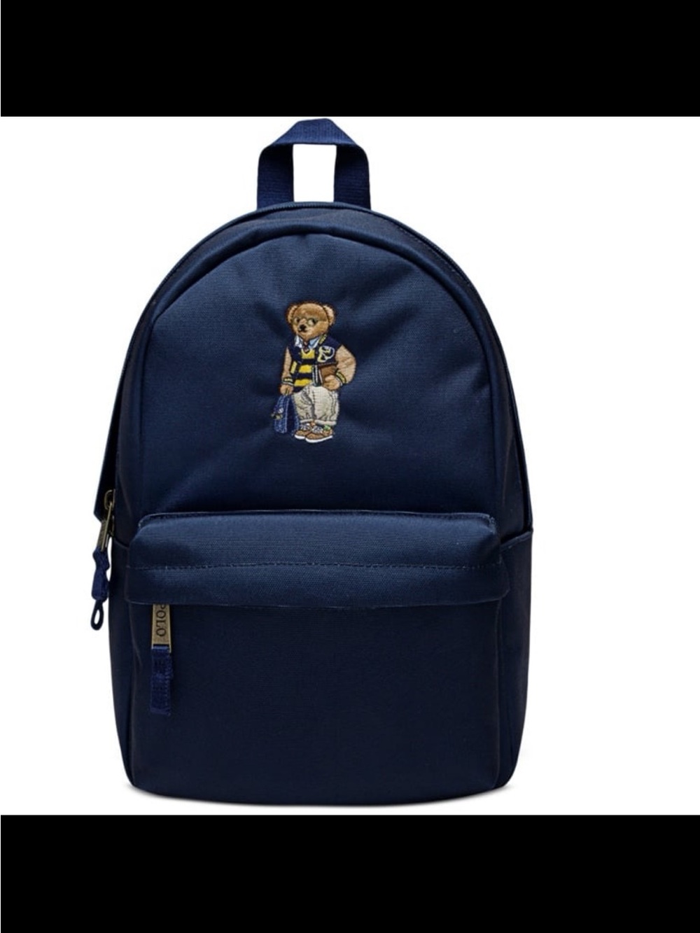 Polo by Ralph Lauren Navy Embroidered Bear Men's Backpack
